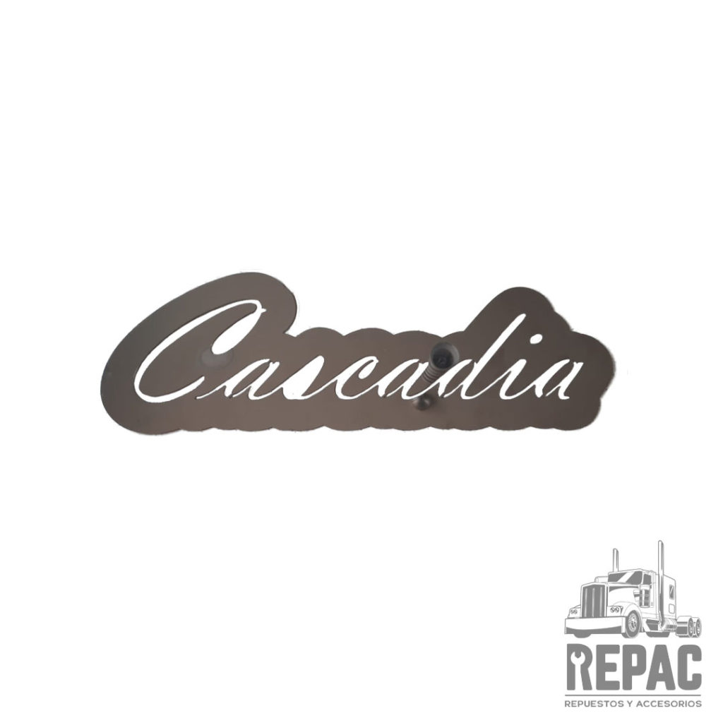 Emblema Cascadia en Acero Inoxidable 2